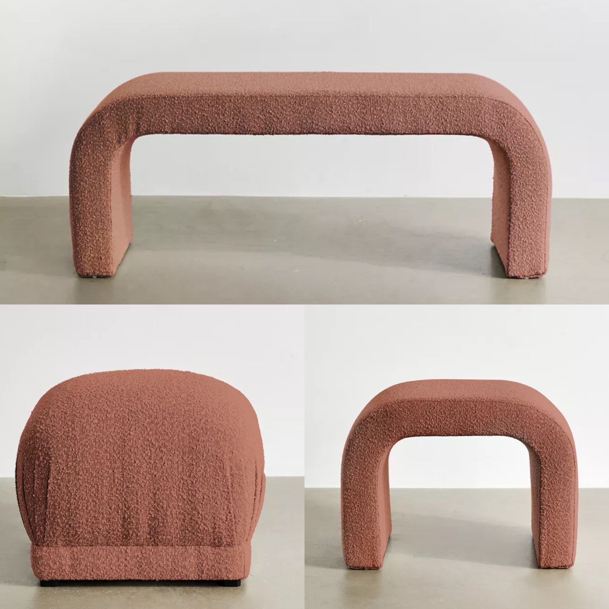 Boucle stool and bench from urbanoutfitters 

#LTKhome #LTKSeasonal #LTKstyletip