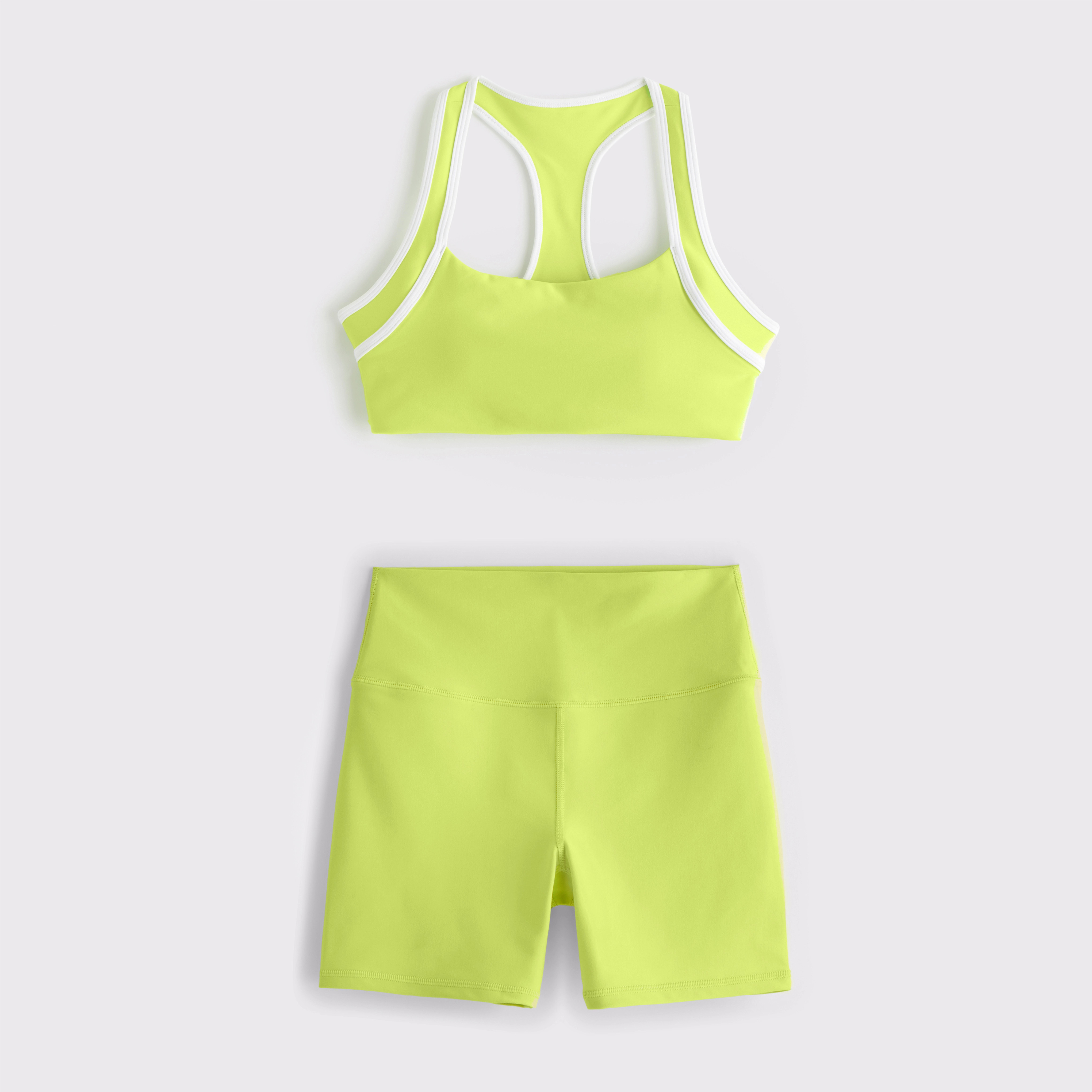 YPB sculptLUX Sports Bra & Bike Short Set | Abercrombie & Fitch (US)