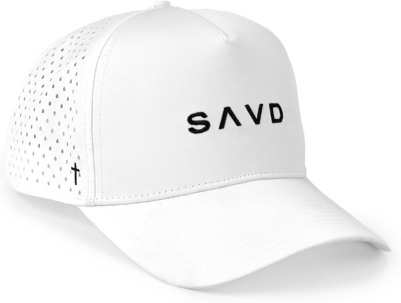 SAVD Perforated Snapback Hat – Christian Gym & Lifestyle Cap, Breathable Mesh Back, Embroidered... | Amazon (US)