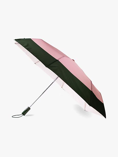 Kate Spade Colorblock Travel Umbrella, Pink | Kate Spade (US)
