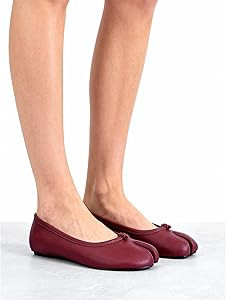 Tabi Shoes Women Split Toe Shoes Wide Width Ballet Flats Comfort Casual Work Shoes for Women Offi... | Amazon (US)