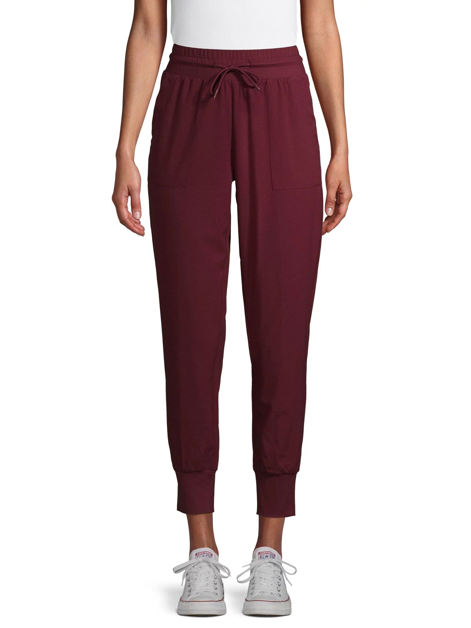 Athletic Works Women's Athleisure Slim Ripstop Joggers | Walmart (US)