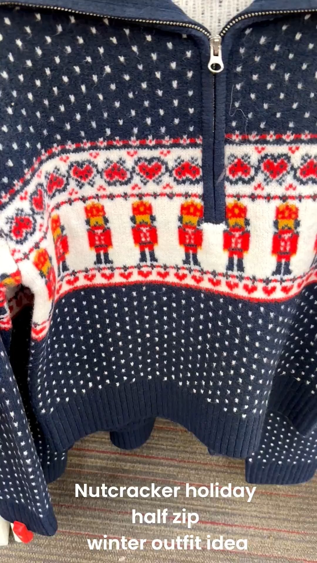 Cozy + festive this nutcracker Christmas sweater for women is the perfect holiday pullover for winter outfits, Christmas parties, and seasonal fashion. A cute and comfy novelty sweater that pairs easily with jeans or leggings for the holidays. 🎄✨ 📌 SEO Hashtags:
#NutcrackerSweater #ChristmasSweater #WomensHolidayFashion #HolidayOutfitIdeas #WinterFashion #FestiveSweater #HolidayPullover #SeasonalStyle #ChristmasOutfitInspo


#LTKFindsUnder50 #LTKHoliday