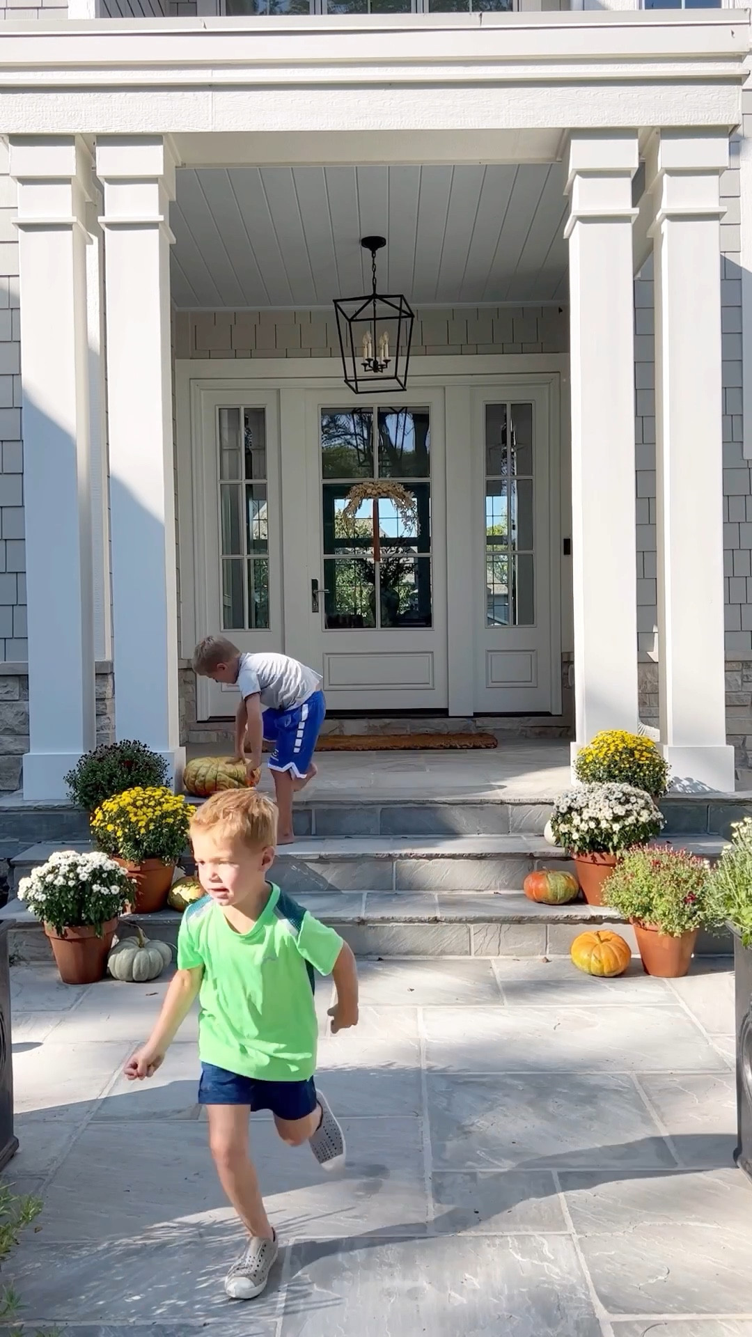 Fall front porch with pumpkins and mums, fall front porch decor, fall porch ideas, fall decor, front porch 

#LTKSeasonal #LTKhome
