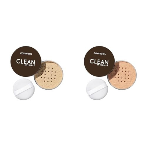 COVERGIRL Clean Invisible Loose Powder Vegan Formula Translucent Fair 20g & Translucent Medium 20g Setting Powder Bundle | Amazon (US)