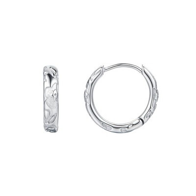 Hey Harper Aurie Mini Huggie - Silver | Target