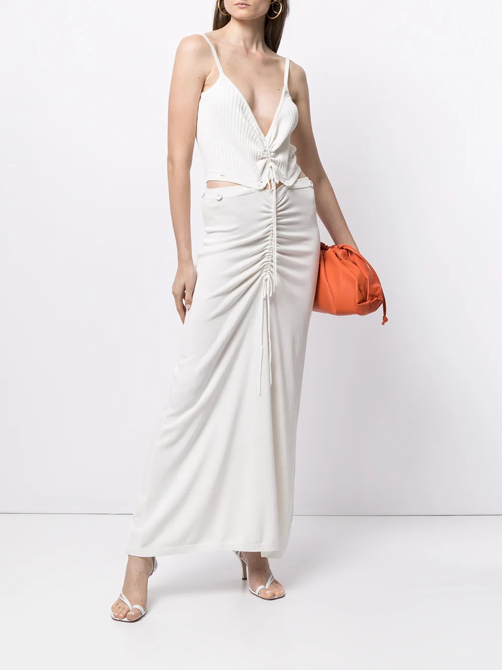 Christopher Esber ruched-front Dress - Farfetch | Farfetch Global