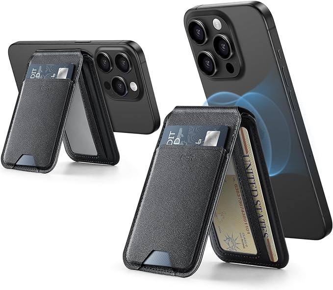 ESR Magnetic Wallet (HaloLock), Compatible with MagSafe Wallet, for iPhone Wallet with Adjustable... | Amazon (US)