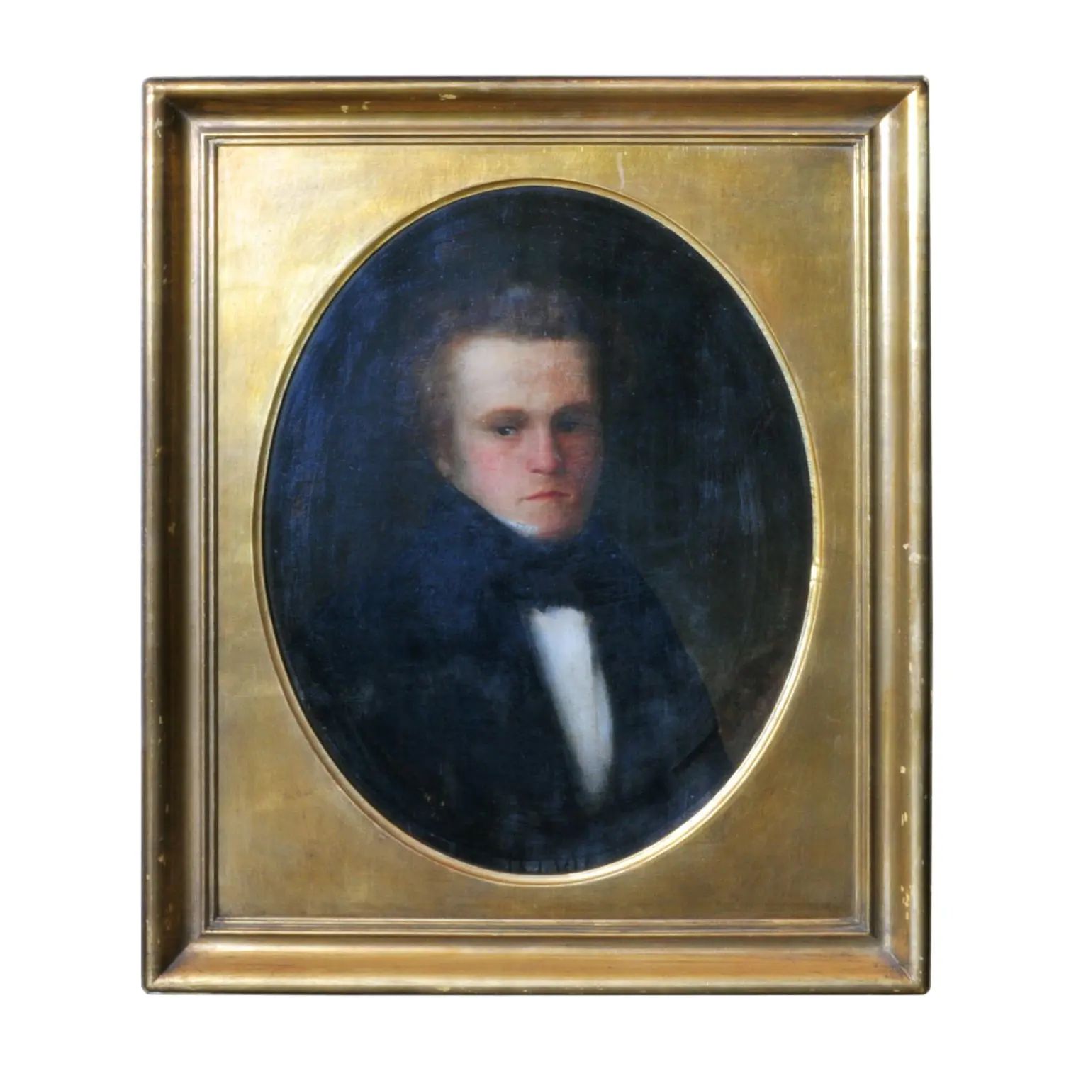 Antique Male Portrait Painting | Chairish