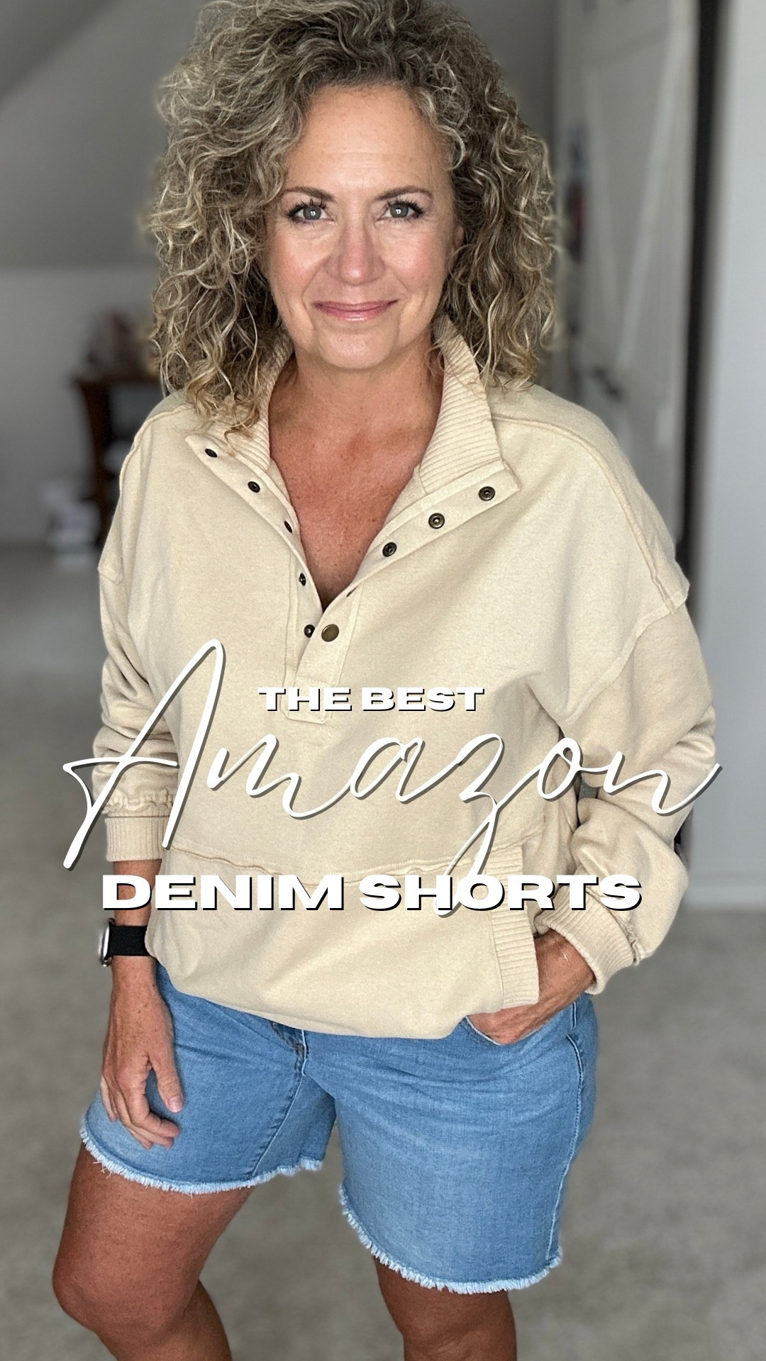 These denim shorts come in 11 colors, have the perfect 6-inch inseam, and just the right amount of stretch. I’m wearing a large, and they are so comfortable. Definitely a go-to for spring and summer.

#amazonaffiliate #amazonfashion #OOTD #over50style #everydayfashion #outfitideas #casualstyle #styleover50 #fashionover50 #dailylook #springstyle