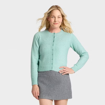 Women's Long Sleeve Party Cardigan Sweater - A New Day™ | Target