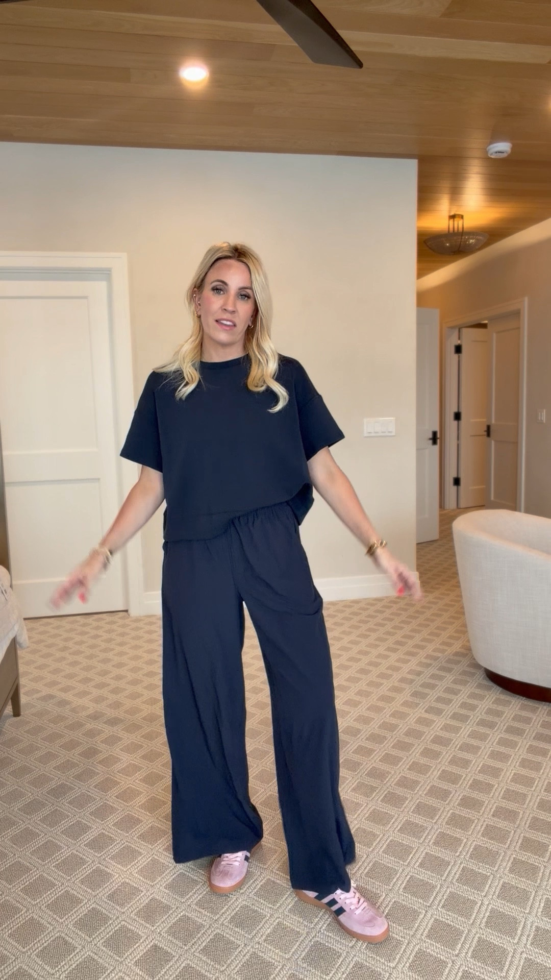 The navy is so good too! Size small bottom medium top! 

#LTKgrwm #LTKmomlife #LTKootd