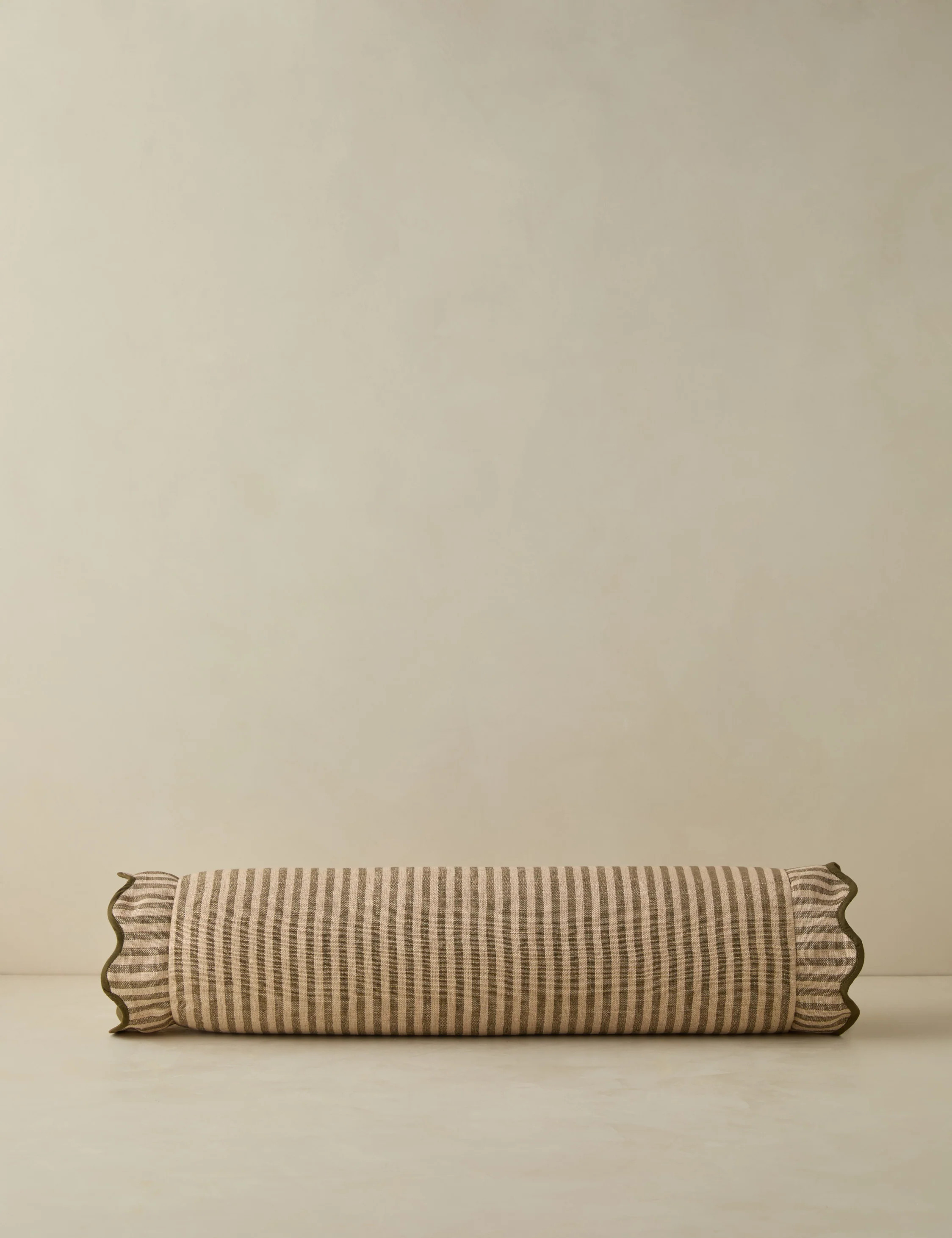 Lanie Linen Bolster Pillow | Lulu and Georgia 