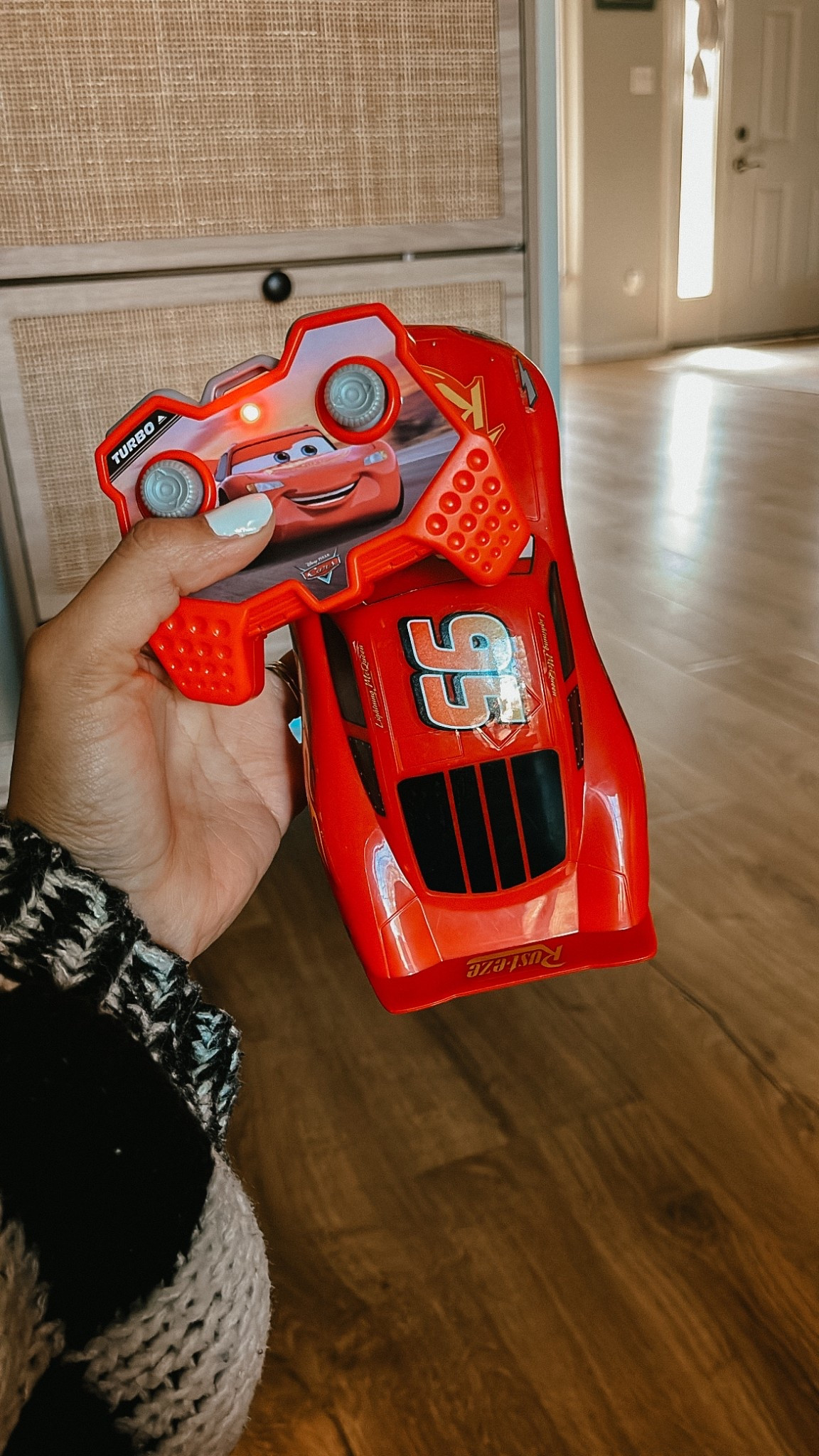 Lightning McQueen remote controlled race car 🏎️ ⚡️ 

#LTKFindsUnder50 #LTKKids #LTKSaleAlert