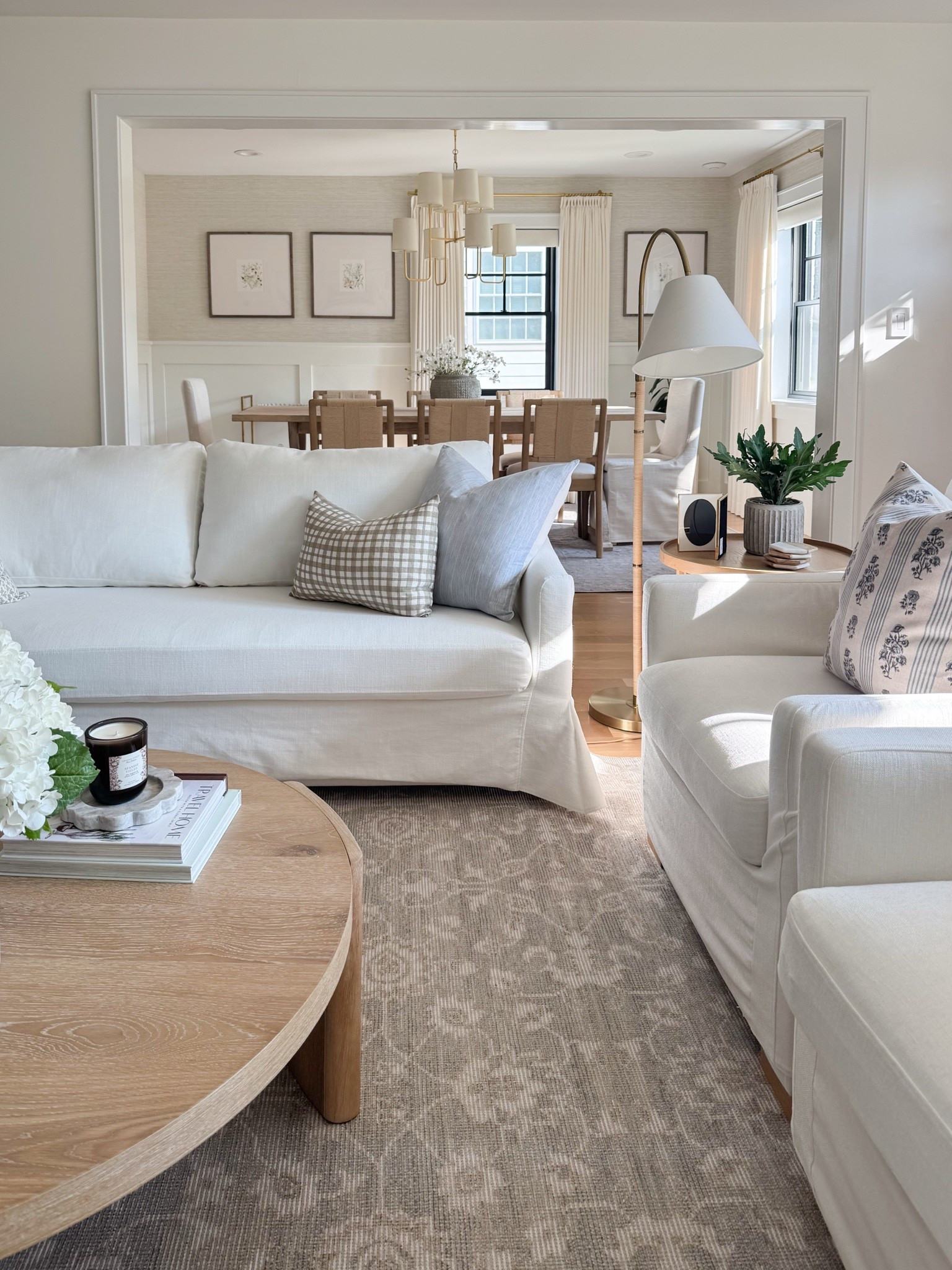 If you’re drawn to light-filled, layered interiors that feel warm and lived in, this room is for you. Soft neutrals, natural textures, comfortable seating, and classic silhouettes create a space that feels inviting in every season.

#LTKHome #LTKSaleAlert #LTKmorningroutine