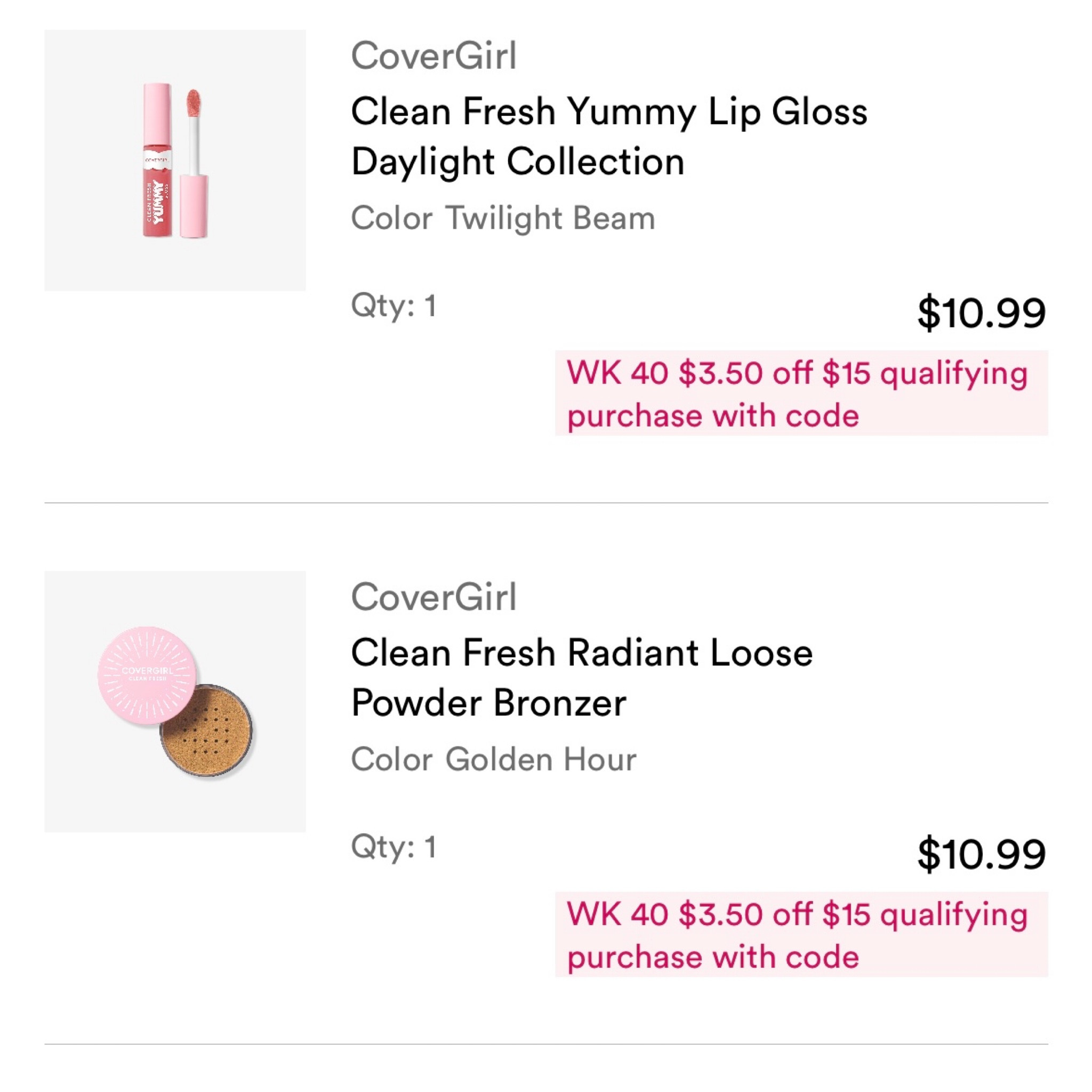 Fun fact: get a free spa headband and wristband set when purchasing $15 worth of covergirl products at Ulta! These are the two items I bought! I love their Clean Fresh line! See my insta story to see the free stuff!

#LTKfindsunder50 #LTKsalealert #LTKbeauty