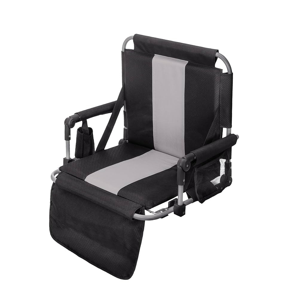 GREEN PARTY Stadium Seat for Bleachers Portable Outdoor Floor Folding Stadium Chair with Armrest,... | Amazon (US)