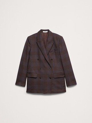 Relaxed Double-Breasted Blazer | Banana Republic (US)
