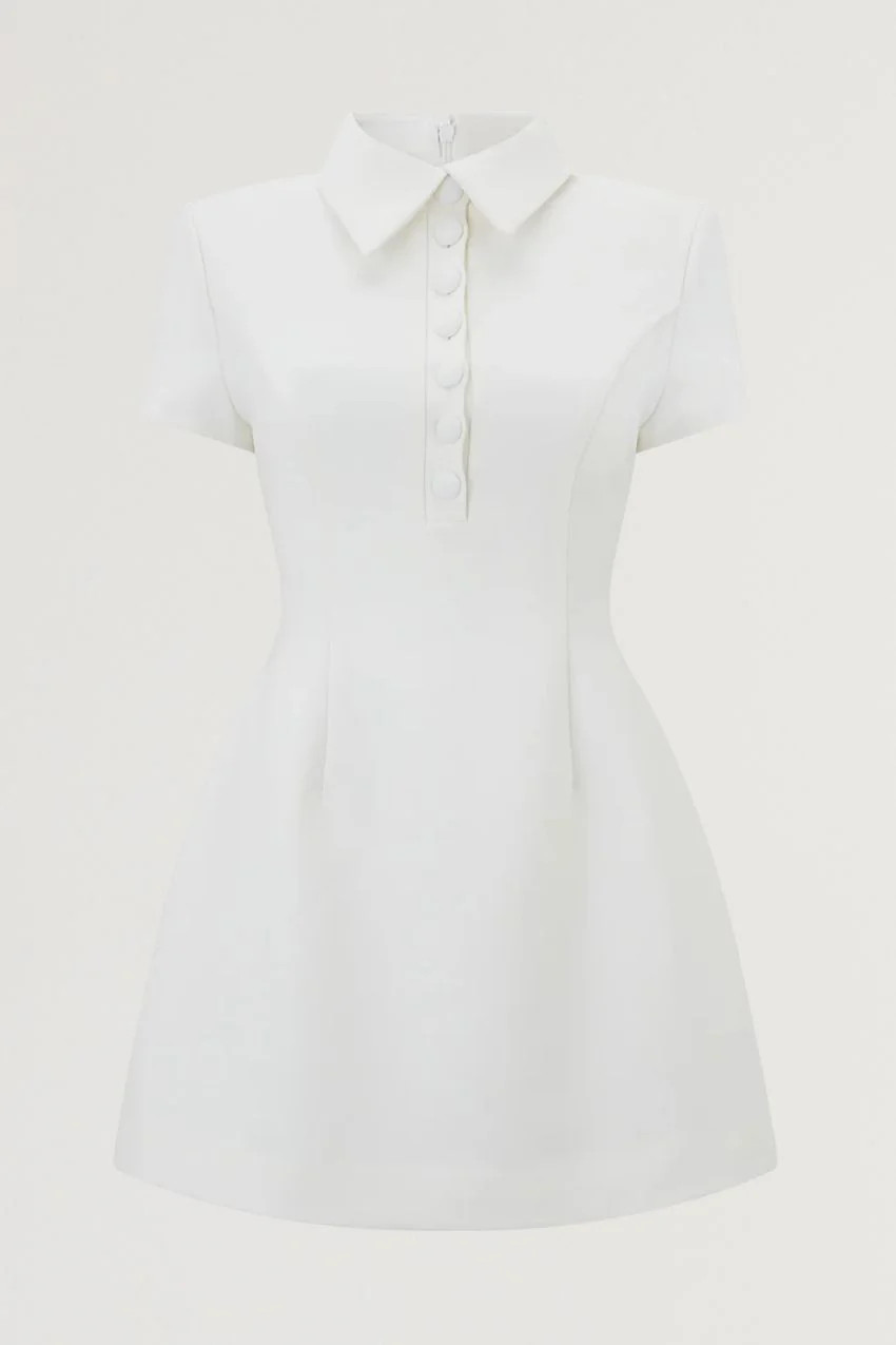 Collared Volume Mini Dress | Odd Muse