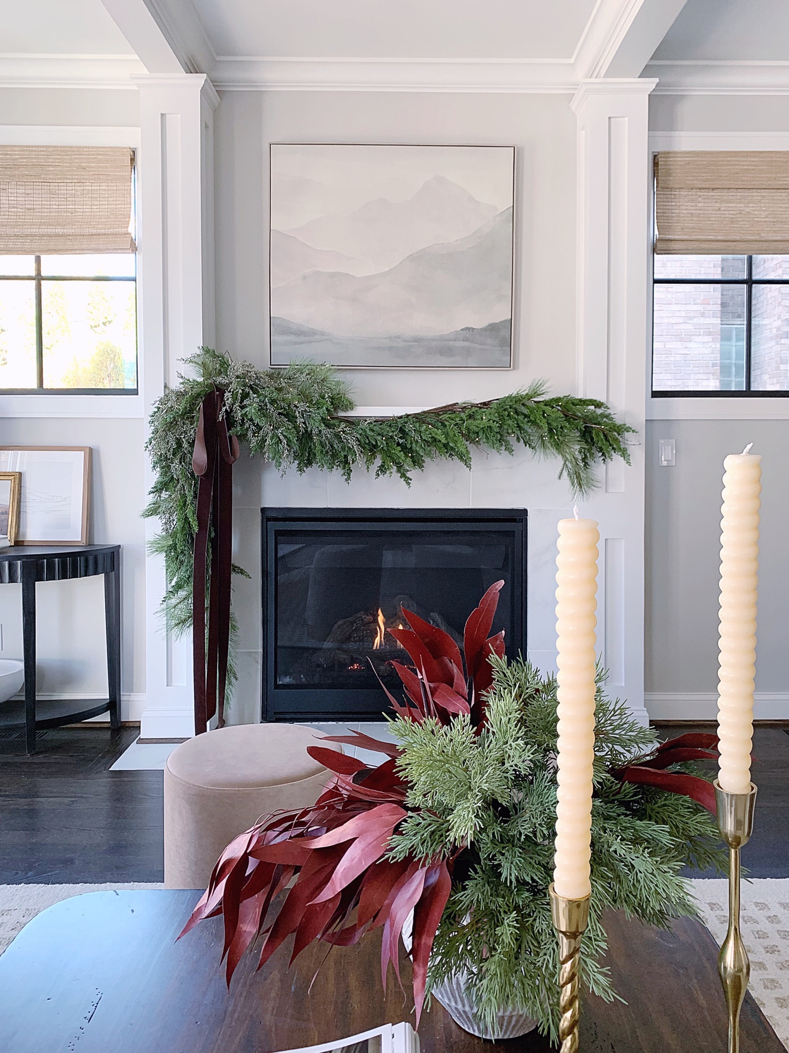 Get everything I used for my mantel dime or right here! 
Christmas decor, holiday decorations, Christmas decorating 
Garland 

#LTKstyletip #LTKHoliday #LTKhome