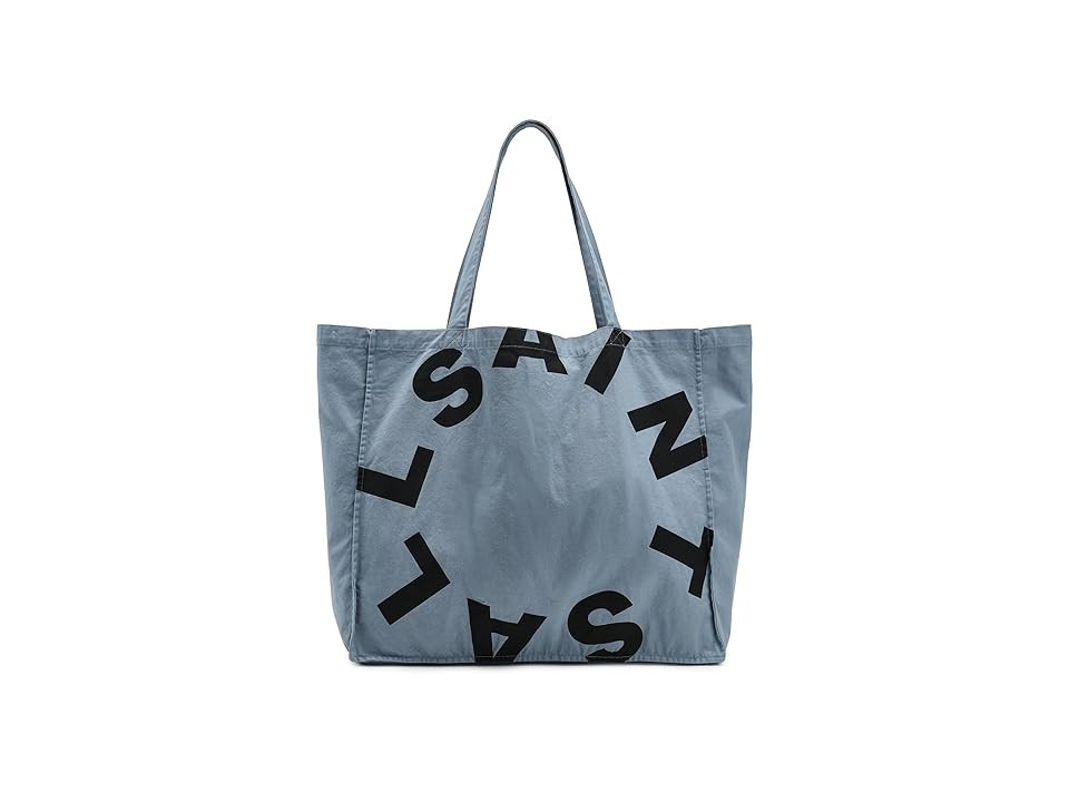 AllSaints Large Tierra Totebag Tote Handbags Stonewash Blue, Cotton | Zappos