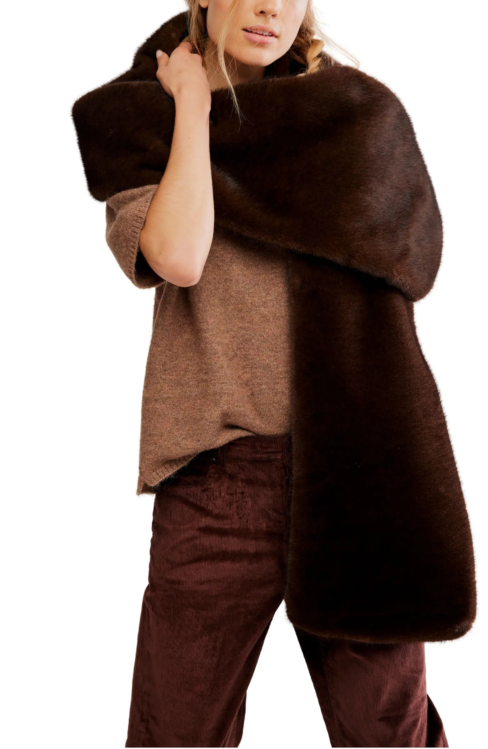 Free People Snow Angel Faux Fur Scarf | Nordstrom | Nordstrom