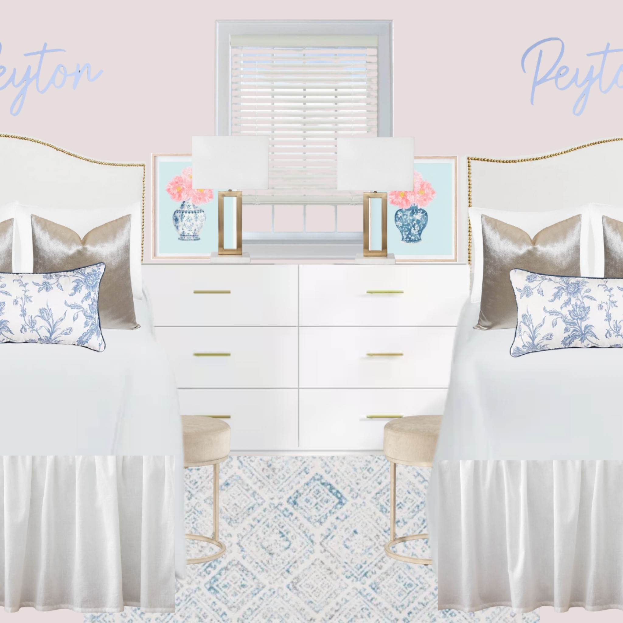 #dormdecor #preppydormdecor #preppydorm #rainbowdorm #preppydormdecor #bluedorm #dormroom #dorminspo #dormroominspo