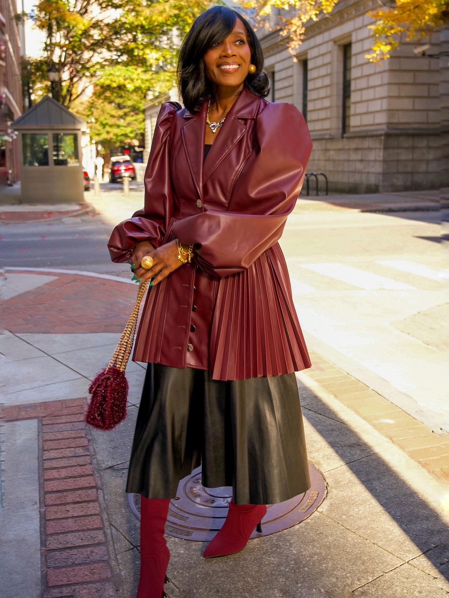 dear diary, I love fall fashion not the cold! 

The smiles continue not because life is perfect, but because God has been perfect in every imperfect moment.
Social media can make it seem like we’re all living flawless lives, and that is far from the truth! 

We all go through it, trust and believe it.
If you’re walking through something right now, keep going. You’re not being buried, you’re being planted.

Drop a 🙏🏾 if He’s carried you too.

Dress @asos
Culottes aka gauchos @nordstromrack
Necklace @sequinjewelry 
Ring & earrings @shopkhoi 
Bag @kurtgeiger
Boots @cosyisland_official 

📷 @cgcinematics 

#FallFashion #FaithOverFear #StyleInspiration #OOTDFall #atlantainfluencer #GraceInEverySeason #memphisinfluencer 

fall street style, elevated fall fashion, chic fall outfit ideas, everyday fall style, neutral fall outfits, wide leg culottes outfit, fall layering looks, trendy fall pieces, fall capsule wardrobe, cozy fall looks, fall fashion essentials, outfit inspiration 2025, budget friendly fall outfits, fall fashion for women over 30, fall fashion for women over 40, timeless fall style, minimal fall outfits, sophisticated fall looks, fall fashion aesthetic, fall style trends