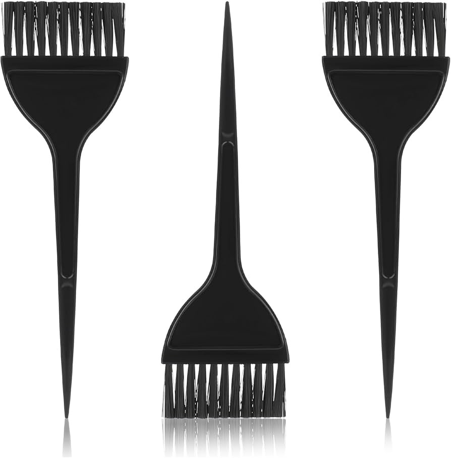 Hair Dye Brush, 3 Pcs Hair Color Brush, Professional Color Brushes for HairStylist Reusable Color... | Amazon (US)