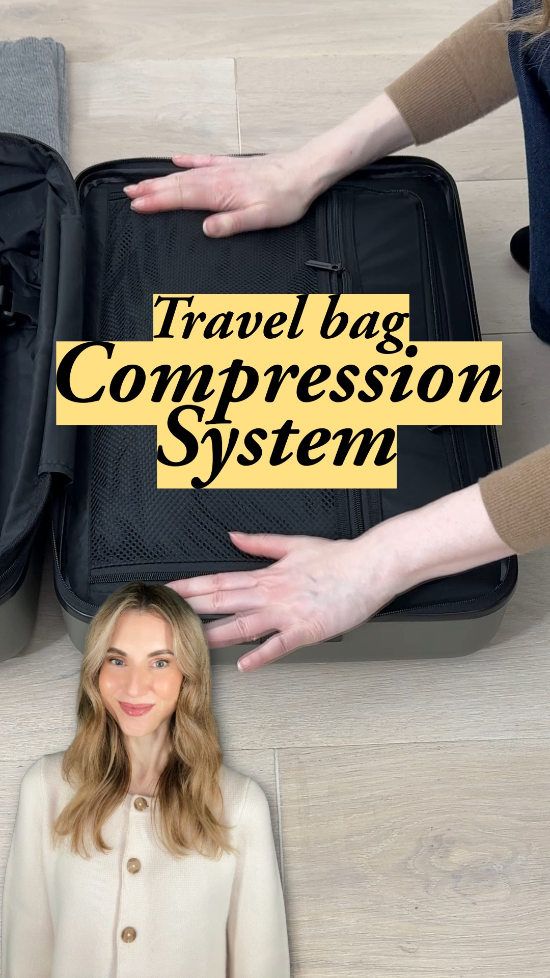 The compression system on this carry-on keeps clothes from bunching and wrinkling during travel. Plus a breathable laundry bag, smooth 360° wheels, and YKK zippers - all the features that actually matter. 🛄 I’m wearing the structured cardigan in ivory S, trench coat navy S, suede loafers size 8.5 (TTS), ponte pants XS (I have the 32” inseam and had to hem it; I recommend the 30” for flats). I’m 5’7” 🤍 #quincepartner @onequince 🤍 ponte pants | wide leg pants | travel pants | travel hacks| cashmere cardigan | trench coat | base layers | winter basics | travel wardrobe | capsule wardrobe | Quince cashmere | knit pants | elastic waist pants | layering pieces | modern quiet luxury | airport outfit | packing cubes | suitcase | carryon

#LTKSeasonal #LTKWorkwear #LTKTravel