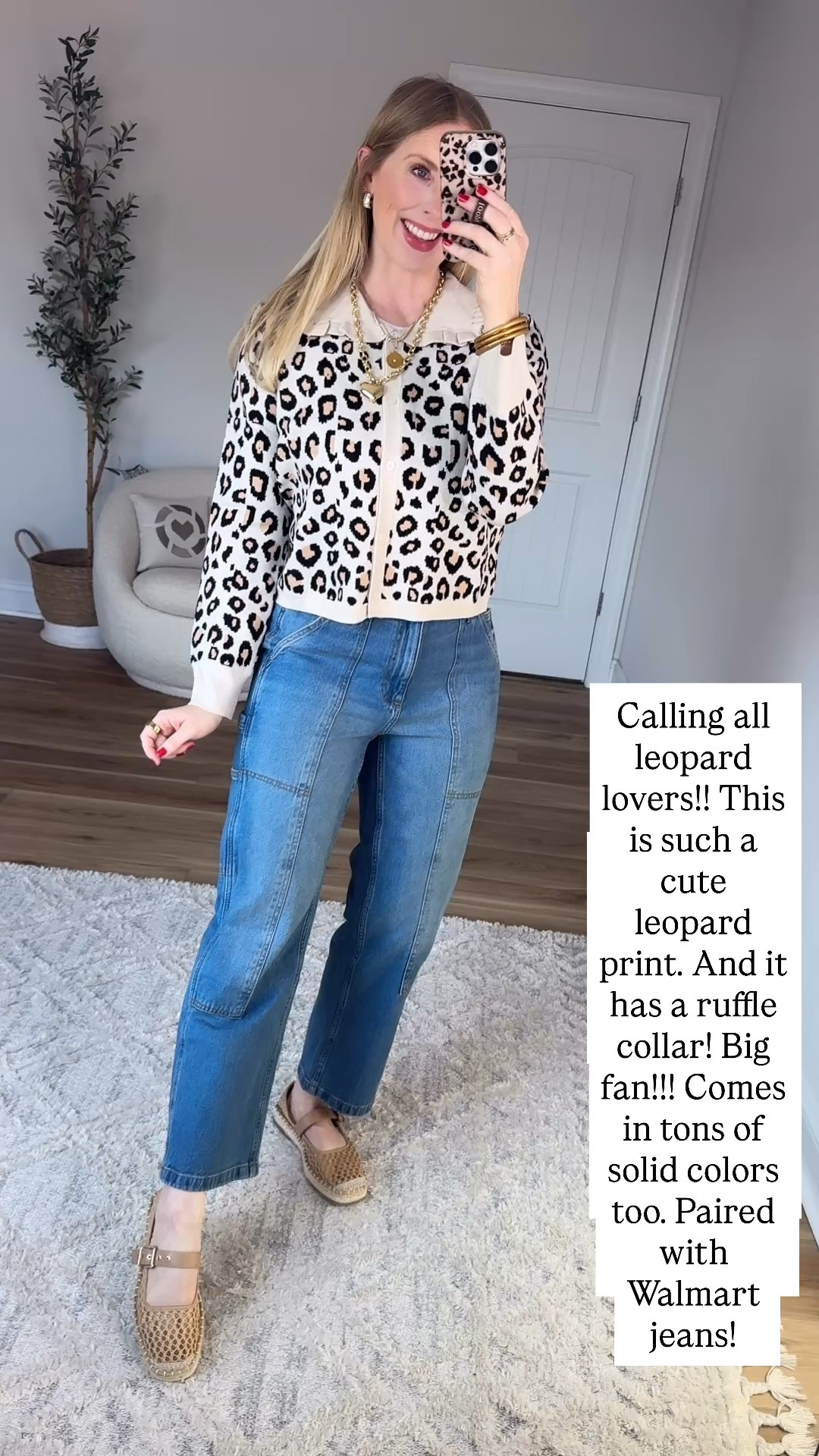 Amazon fashion, Amazon try on, leopard cardigan 

Small 

#LTKmomlife #LTKootd