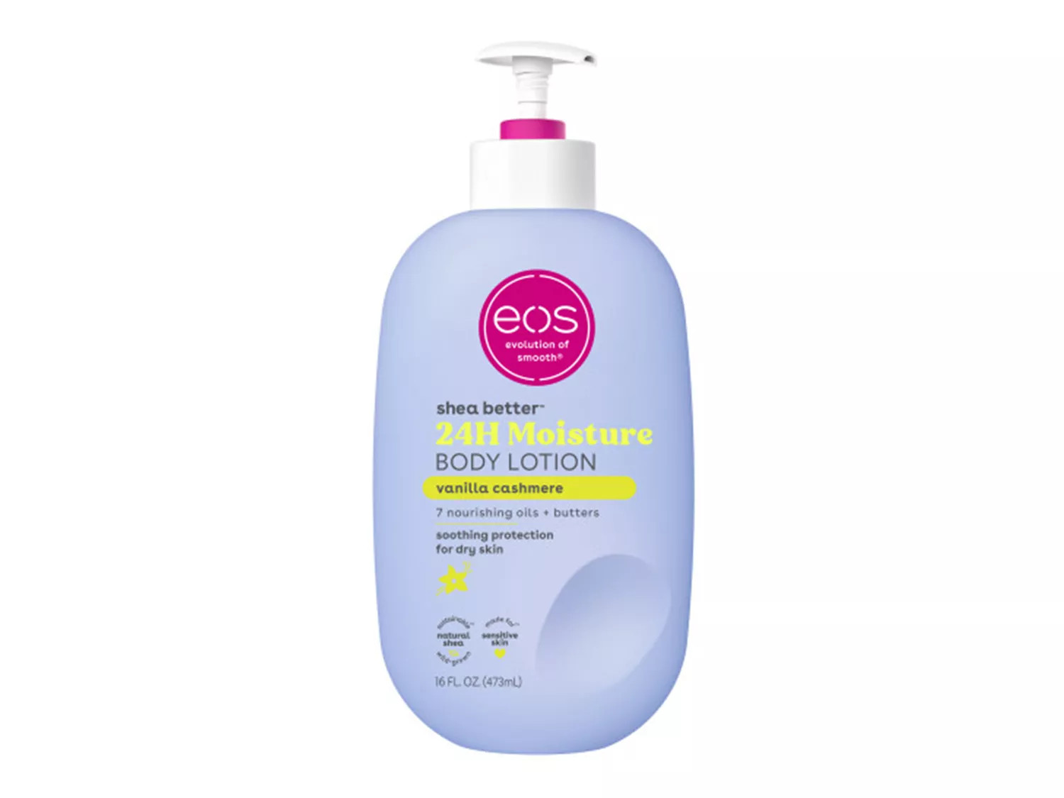 eos 24Hour Moisture Vanilla Body Lotion | Women's | White | Size One Size | Beauty & Self Care | DSW