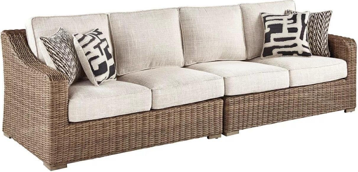 Beachcroft Beige RAF/LAF Loveseat With Cushion - 1StopBedrooms | 1stopbedrooms