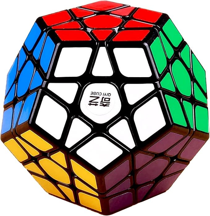 Megaminx Speed Cube, Pentagonal Dodecahedron Cube Puzzle Toy (Qiheng Black) | Amazon (US)