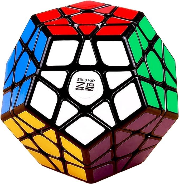 Megaminx Speed Cube, Pentagonal Dodecahedron Cube Puzzle Toy (Qiheng Black) | Amazon (US)