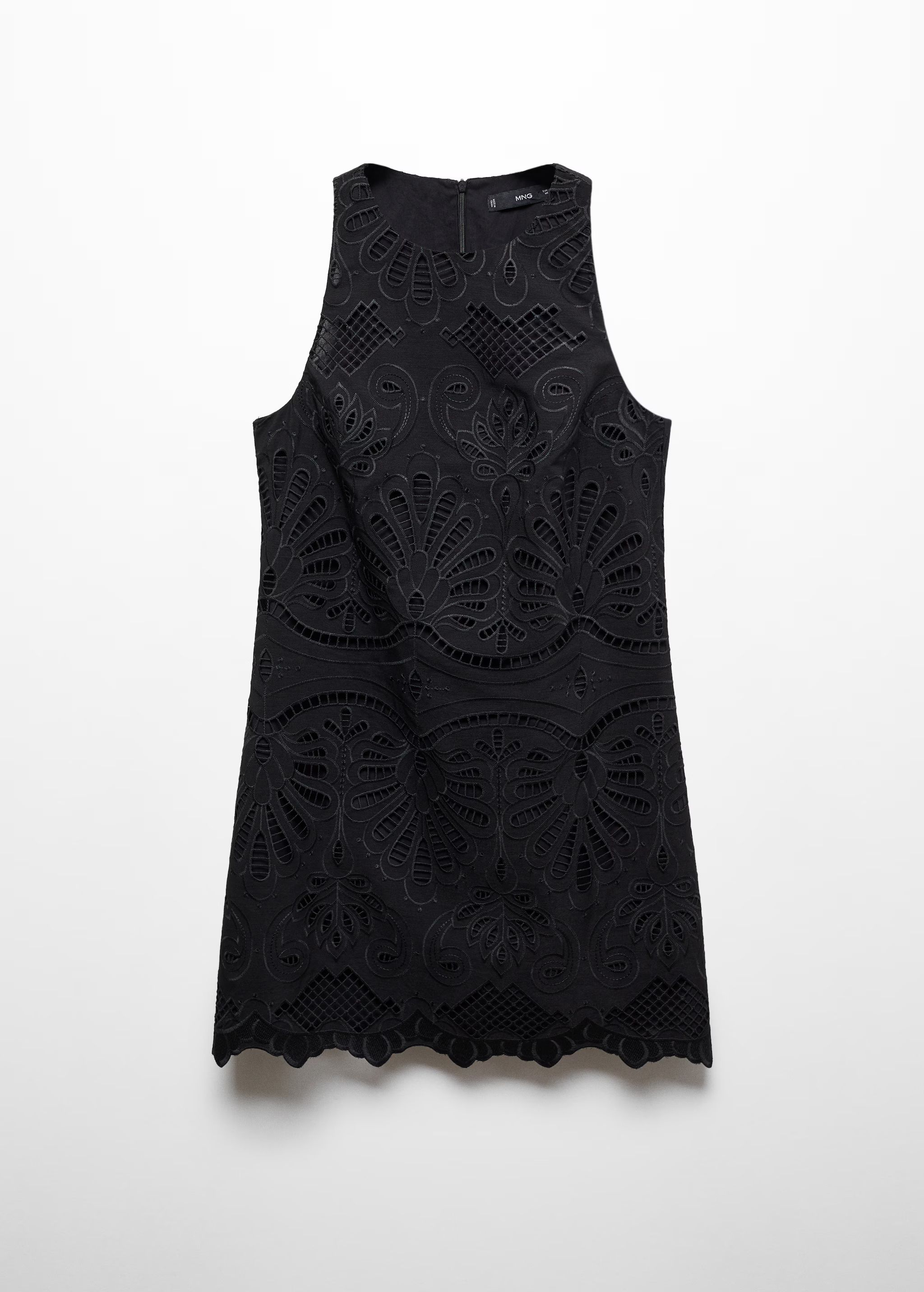 Embroidered short dress | MANGO (US)