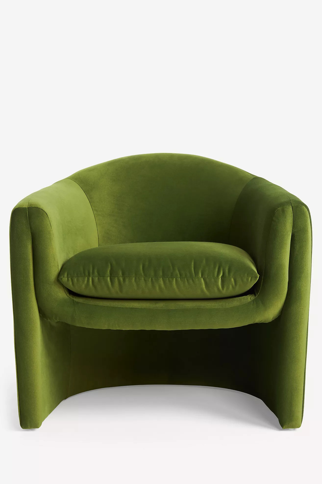 Sculptural Performance Velvet Occasional Chair | Anthropologie (US)