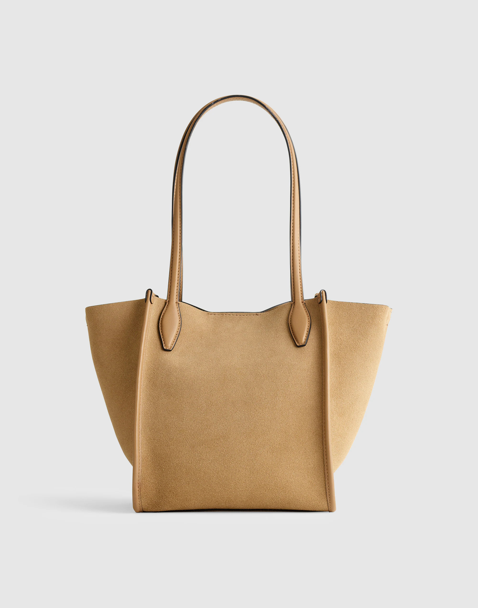 The Lexington Small Tote in Suede | Madewell