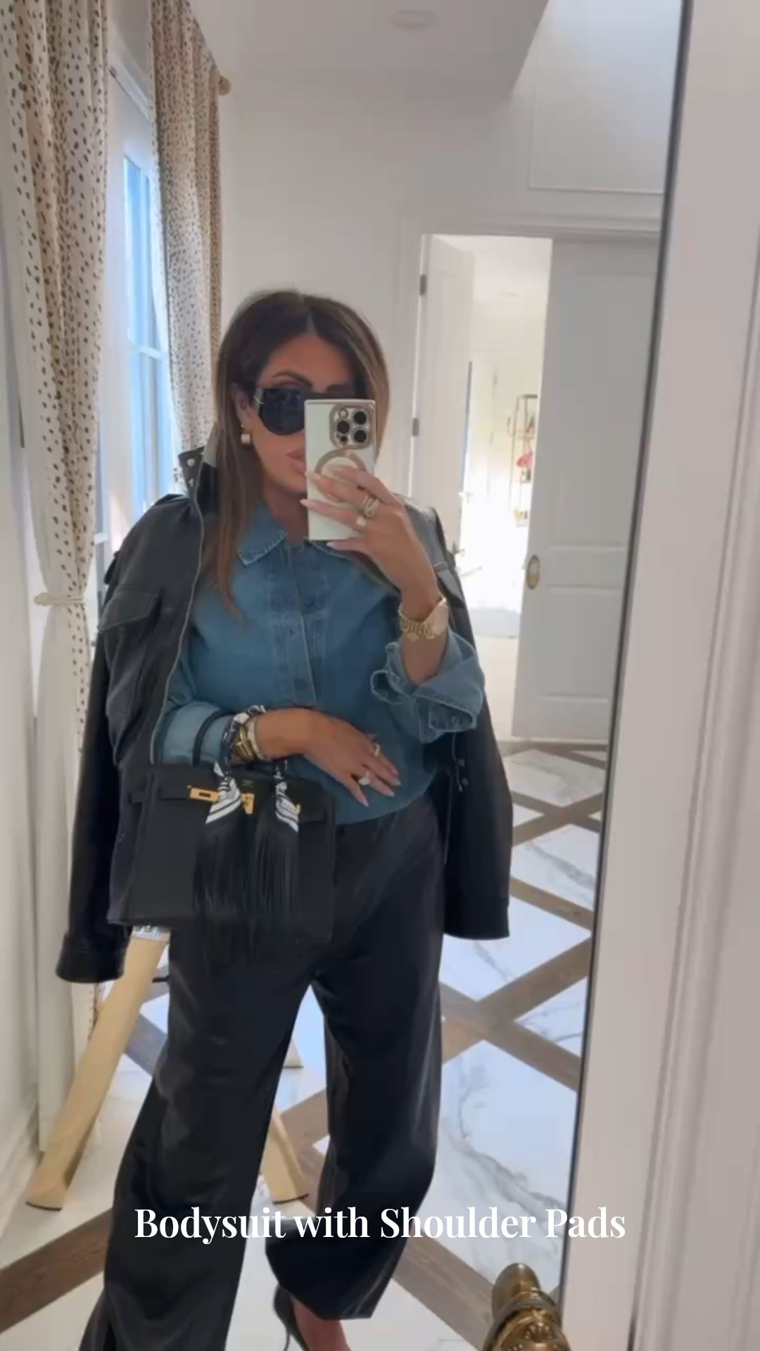 Wearing a size small in every everything! 

Zara finds, Zara fashion, Shoulder pads, Bodysuit, Leather pants, Balloon Pants, Black leather jacket, Cropped leather jacket, Emily Ann Gemma

#LTKootd #LTKHoliday #LTKBeauty