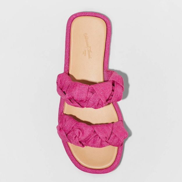 Women's Meg Knotted Slide Sandals - Universal Thread™ | Target