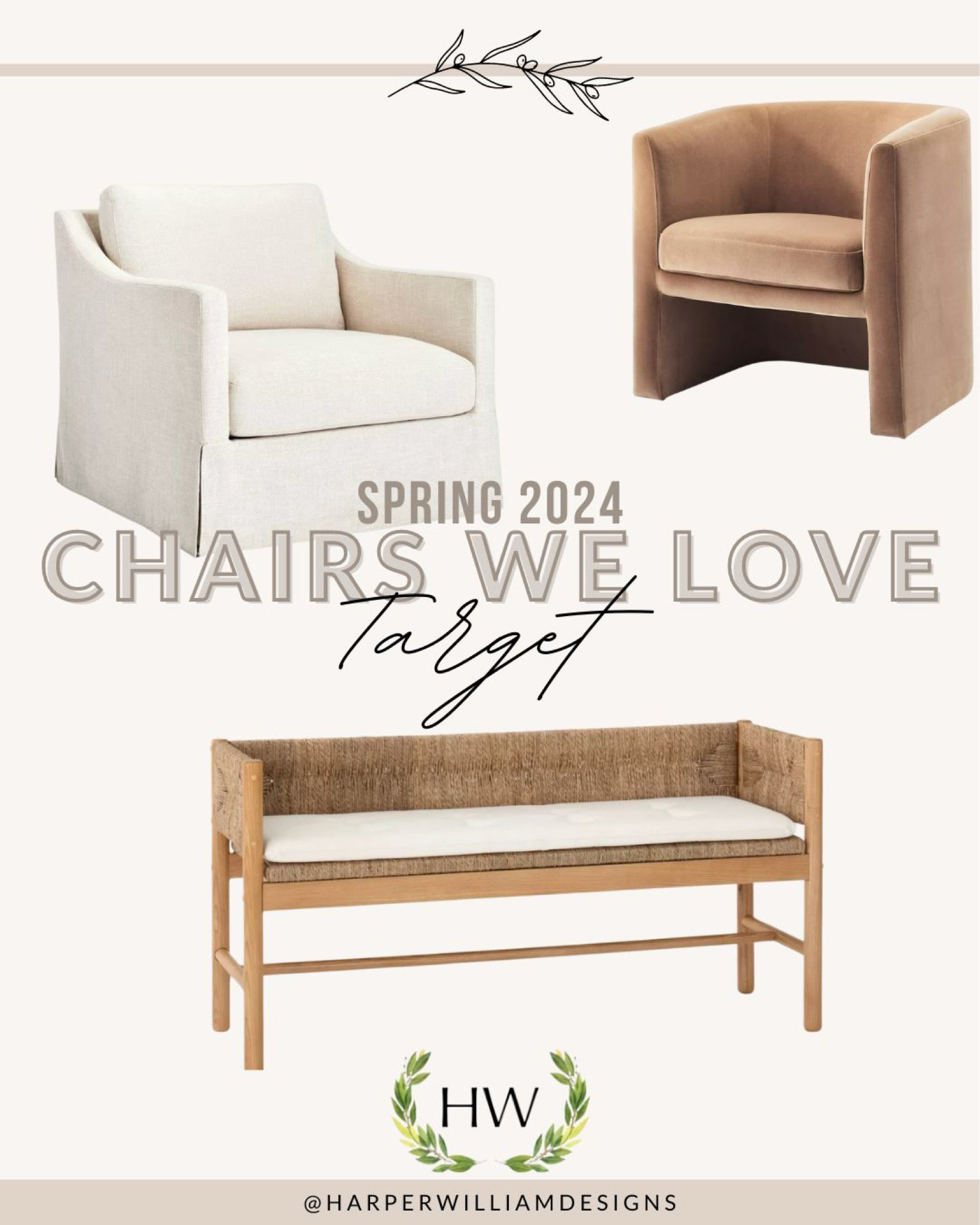 Target chairs we are loving. Studio McGee finds from target spring and winter 2024.

#LTKhome #LTKstyletip
