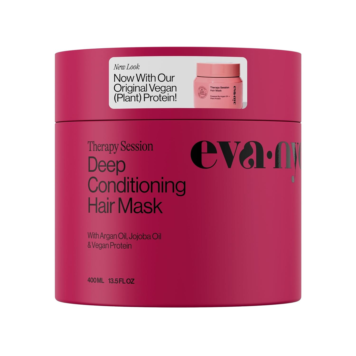 Eva NYC Therapy Session Deep Conditioning Hair Mask with Vegan Protein, Jojoba Oil + Argan Oil - ... | Amazon (US)