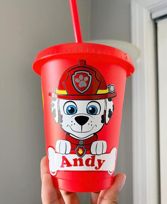 Single Pup Kids Cup  Personalized Tumbler  Custom Kids Cup | Etsy | Etsy (US)