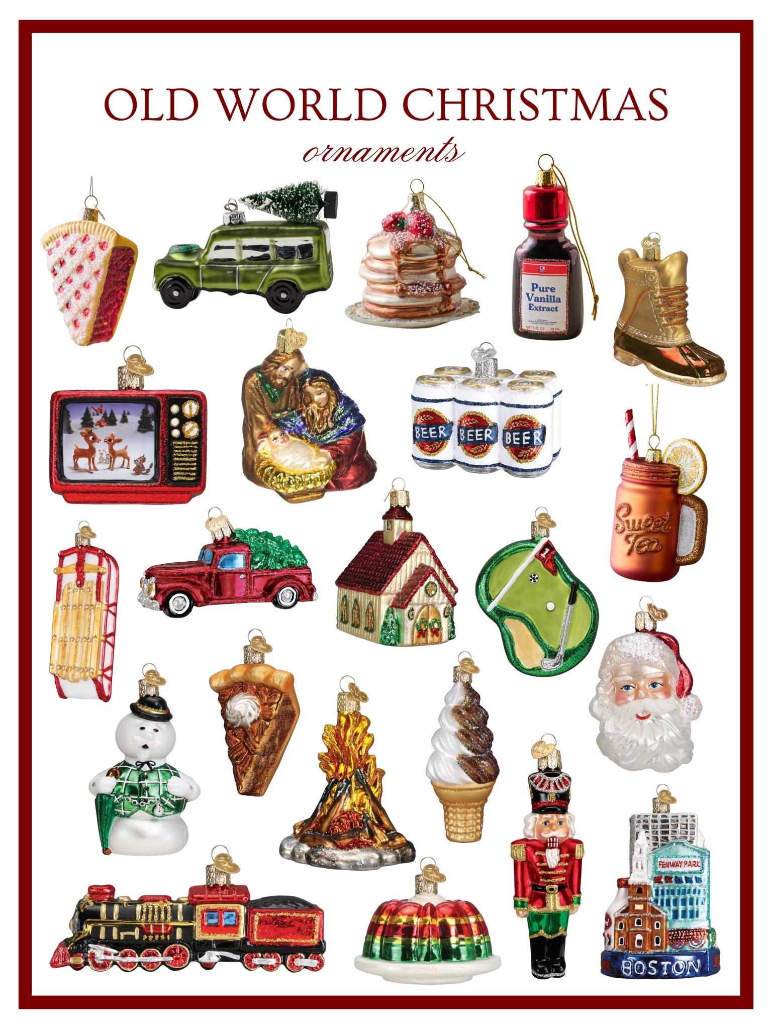 Old World Christmas ornaments! Loving these sparkly, vintage ornaments for our Christmas tree this year 🎄✨ Christmas home, Christmas decor 

#LTKHoliday