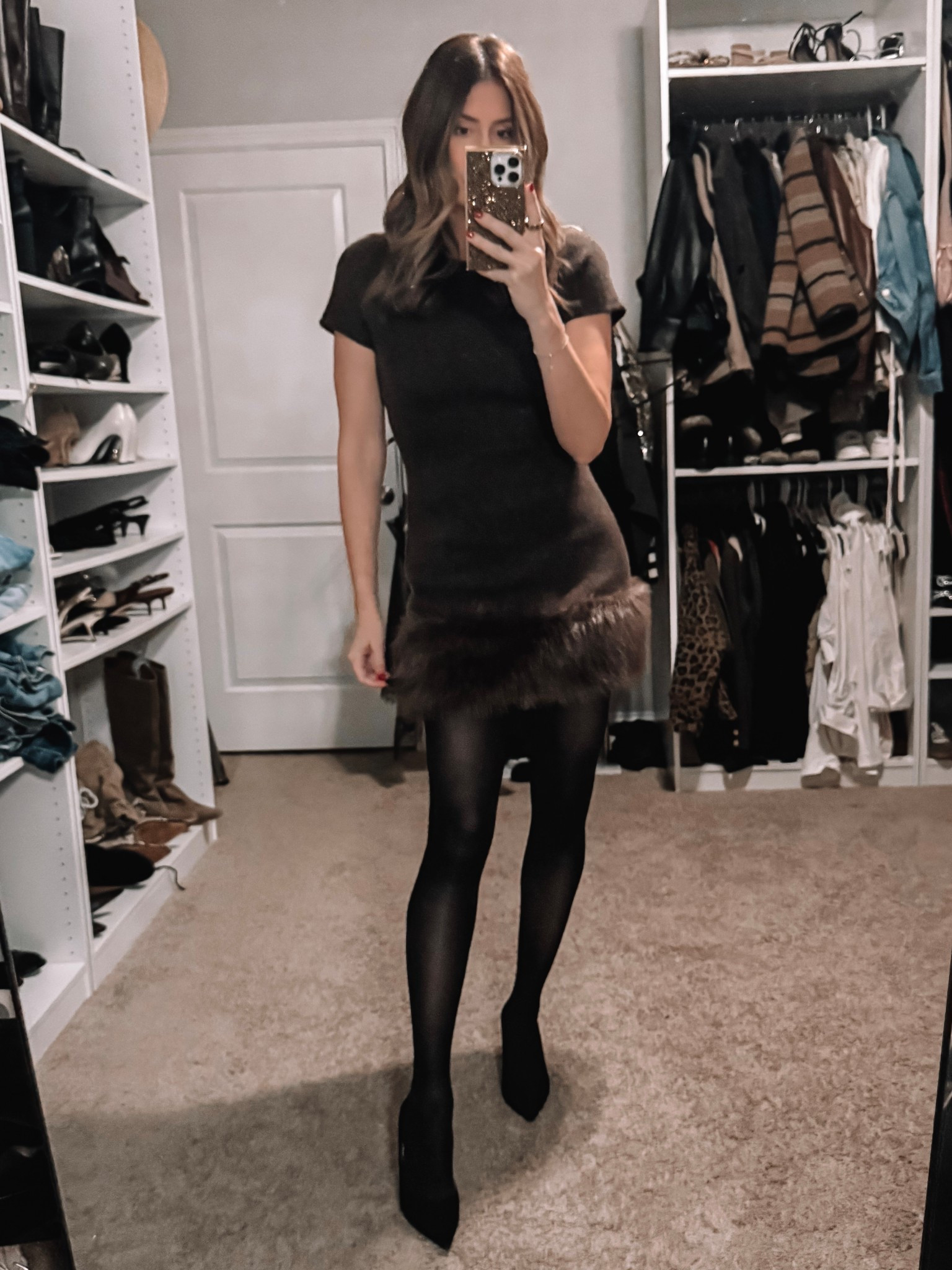 Size small in dress 

#LTKHoliday