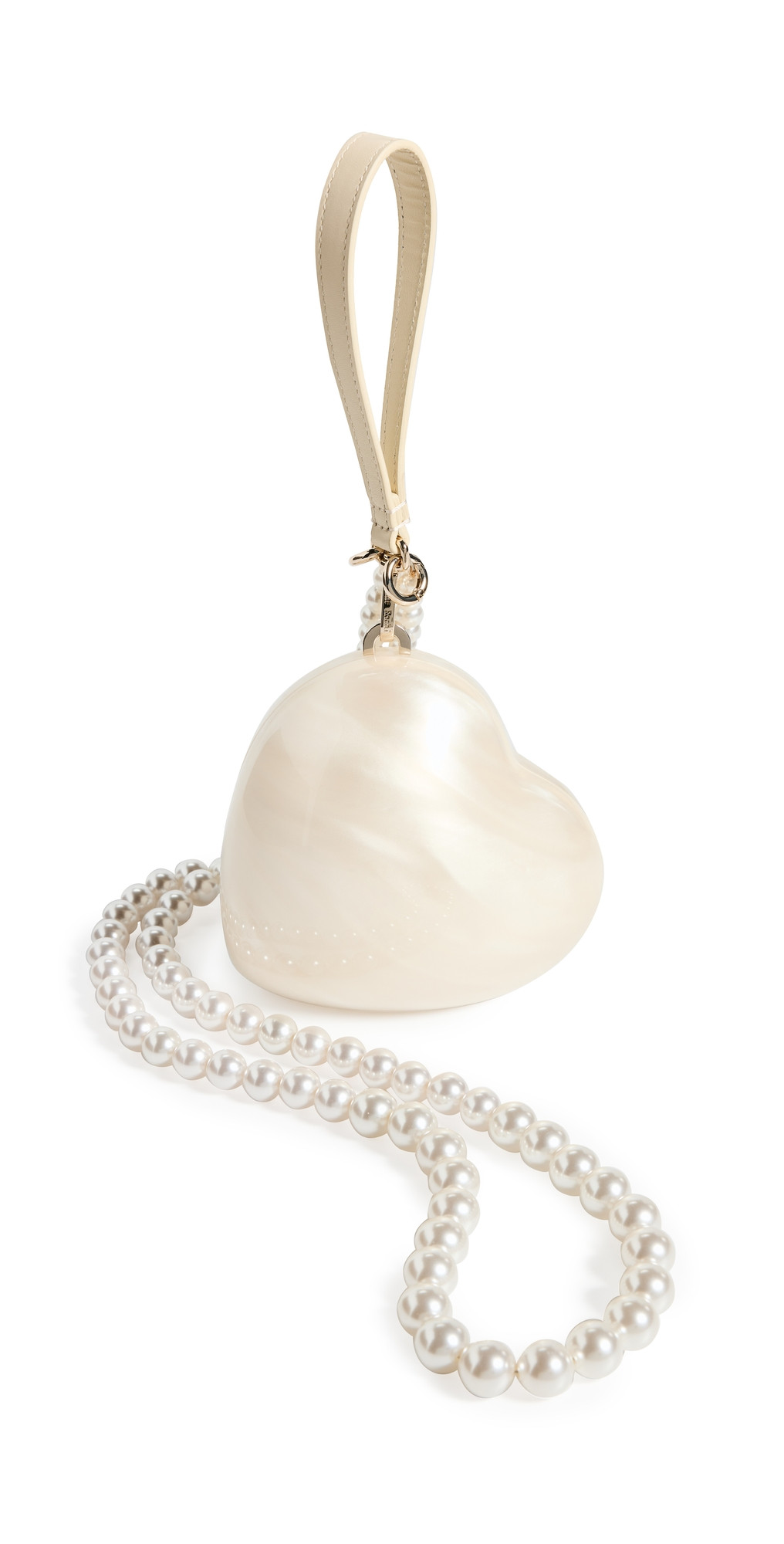 Simone Rocha Micro Heart Bag Pearl | Shopbop