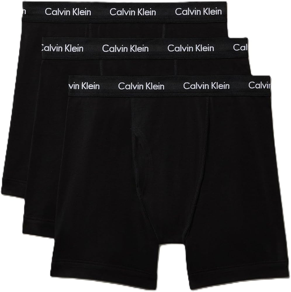 Calvin Klein Men's Cotton Stretch 3-Pack Boxer Brief | Amazon (US)