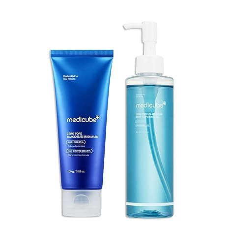 medicube Korean Home-Spa Pore Care Routine: Zero Pore Blackhead Deep Cleansing Oil and Zero Pore ... | Amazon (US)