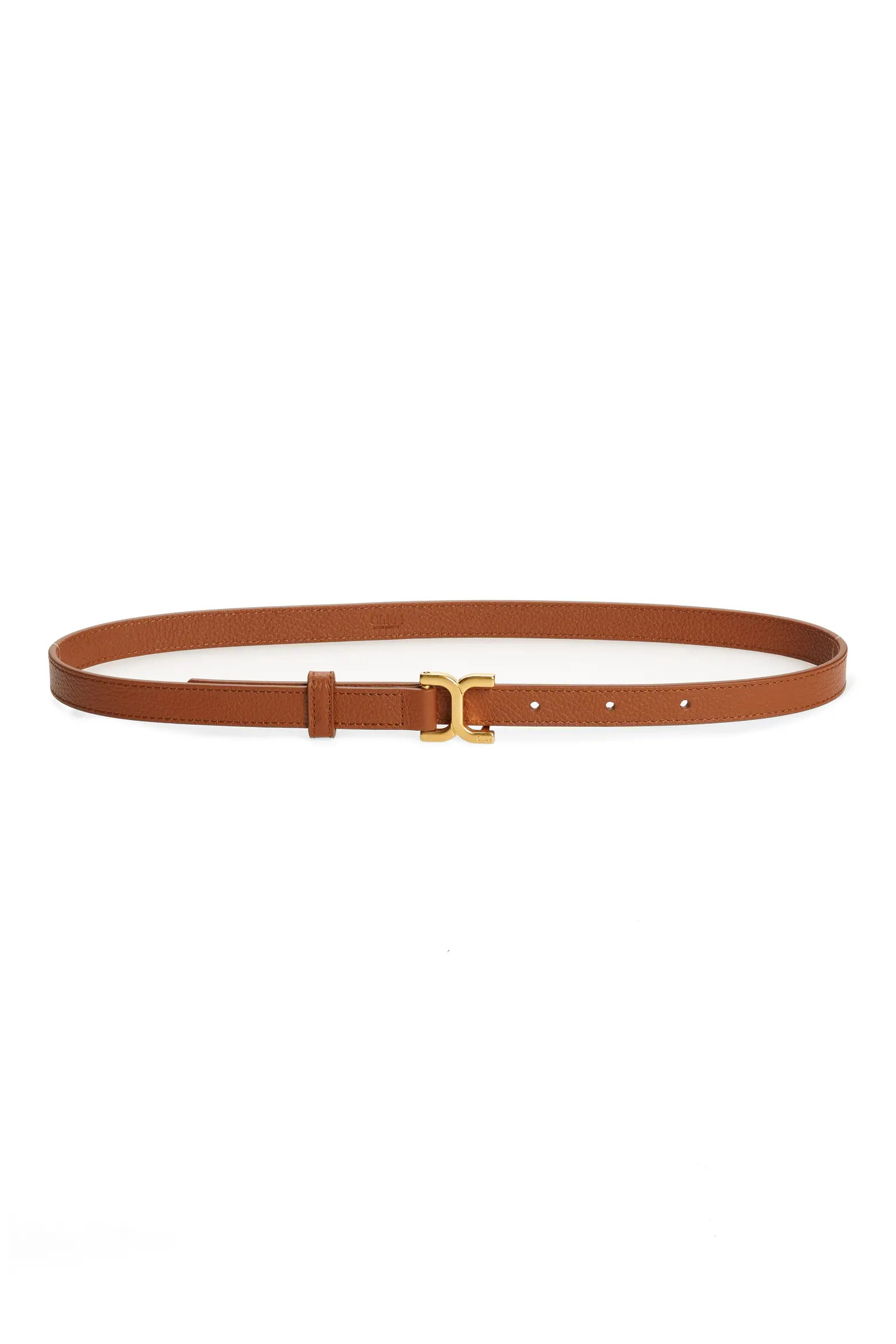 Marcie Logo Buckle Leather Belt (Women) | Nordstrom | Nordstrom