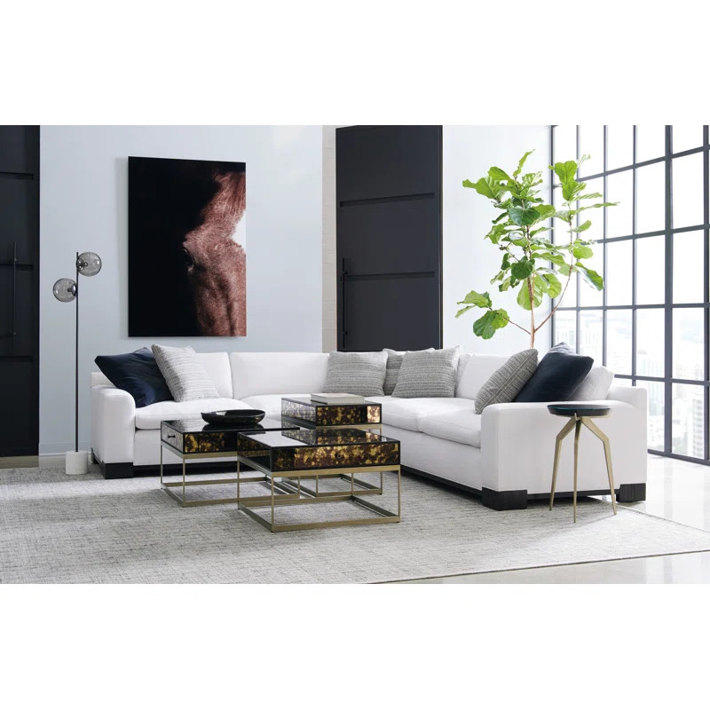 Modern Remix 76" Wide Seating Component Sectional | Wayfair Professional